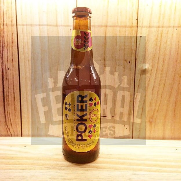POKER VIDRIO 330 ML