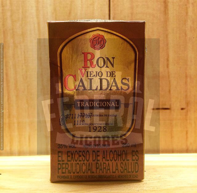 RON VIEJO DE CALDAS 250 ML