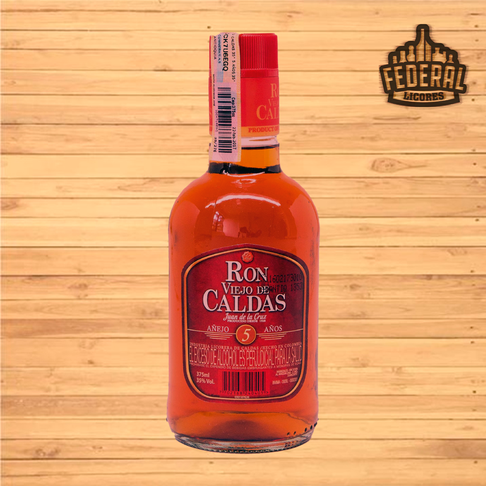 RON VIEJO DE CALDAS 3 AÑOS 375 ML