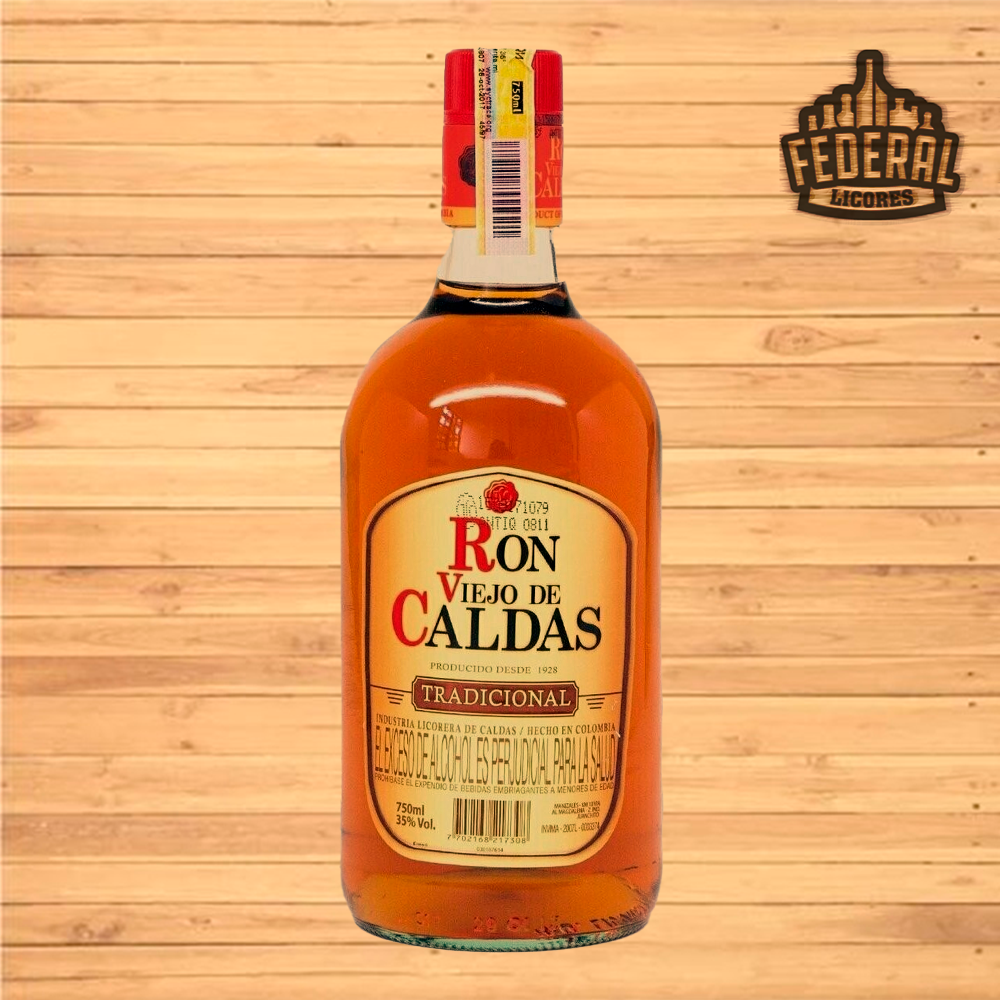 RON VIEJO DE CALDAS 3 AÑOS 750 ML