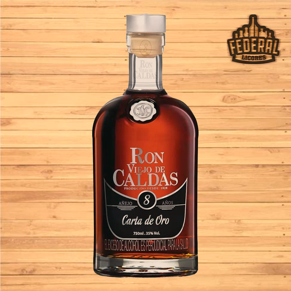 RON VIEJO DE CALDAS 8 AÑOS 750 ML