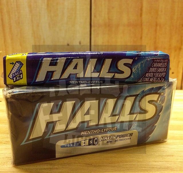 HALLS BARRA MENTHO